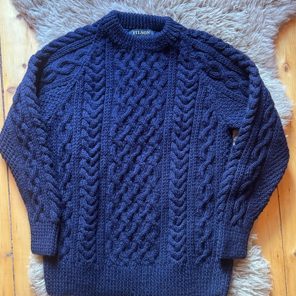 Filson Cableknot Wool Sweater - Picture 1 of 3